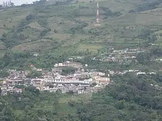 Blick auf San José de Albán