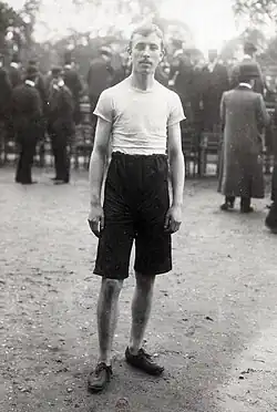 Der Olympiafünfte Albert Delannoy – hier bei den französischen Meisterschaften&nbsp;1898