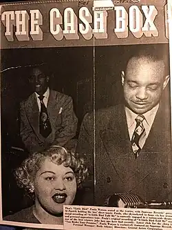 Paula Watson (l.), Albert Patrick (r.) Cash Box magazine