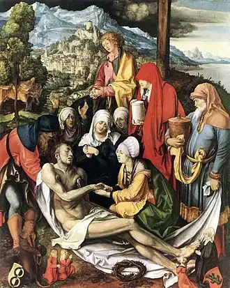 Die Beweinung Christi („Glimsche Beweinung“) (Albrecht Dürer)