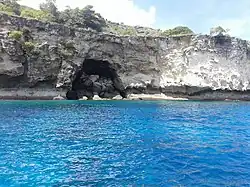 Kalksteinklippen bei Berau