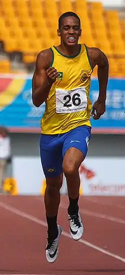 Aldemir da Silva Júnior Rang fünf in 20,80&nbsp;s