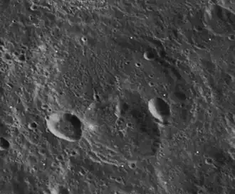 Lunar Orbiter 3 image, facing southeast