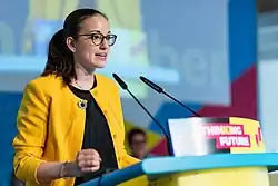 Trauschel auf dem 59. Bundeskongress der Jungen Liberalen in Oldenburg