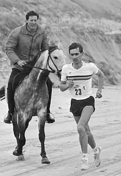 Nach Rang zehn über 10.000&nbsp;Meter erreichte Alex Hagelsteens (hier bei einem Halbmafrathon) als Zwölfter seines Vorlaufs nicht das&nbsp;Finale