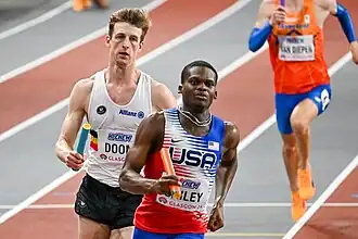 Christopher Bailey bei den Hallenweltmeisterschaften 2024 in Glasgow