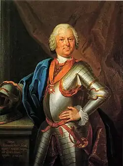 Alexander Magnus von St.&nbsp;André (1695–1771), Ritterrat des Kanton Kraichgau