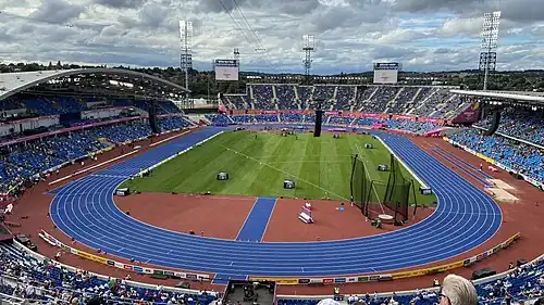 Das Alexander Stadium während der Commonwealth Games 2022