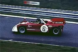 Andrea de Adamich im Alfa Romeo 33TT12 beim 1000-km-Rennen auf dem Nürburgring 1972