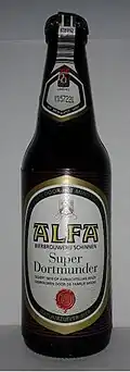 Eine Flasche Alfa Super Dortmunder