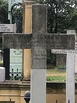 Grabkreuz für General der Kavallerie Alfred Bonaventura von Rauch (2019)