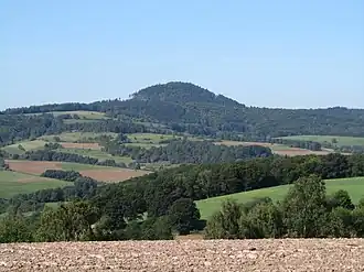 Blick von der Franzosenstraße westnordwestwärts zum Alheimer