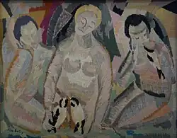 Baigneuses aux oiseaux, 1922