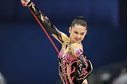 Alina Maksymenko (UKR) kommt auf Platz 6