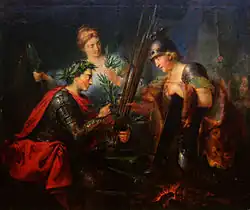 Allegorie über Friedrich den Großen als Gründer des deutschen Fürstenbundes, 1786
