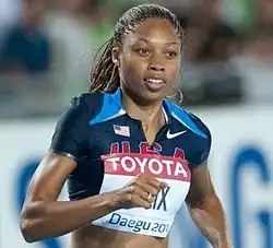 Bronze gab es diesmal für die dreifache 200-Meter-Weltmeisterin Allyson&nbsp;Felix