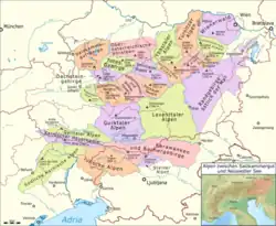 Ostalpen zwischen Salzkammergut und Neusiedler See