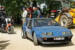 Alpine A310 V6 als Polizeifahrzeug