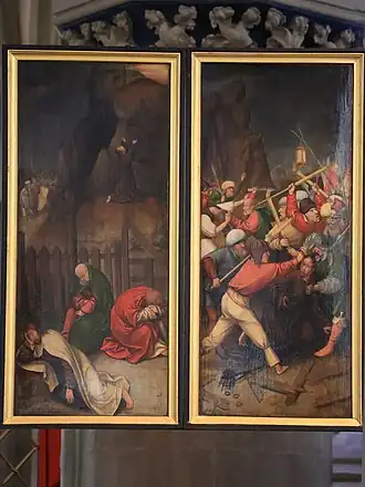 Detail: Tafeln Vorderseite links