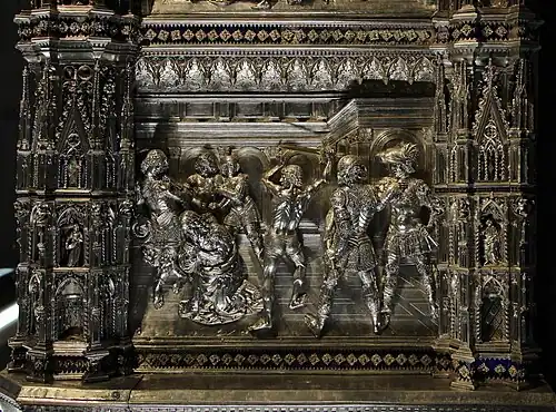 Die Enthauptung des Täufers vom Silberaltar für das Florentiner Baptisterium, 1478–80 (Dommuseum, Florenz)