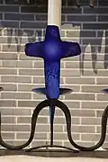 Altarkreuz, blaue Seite
