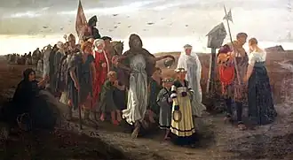 Der Zug des Todes (Gustav Adolph Spangenberg)