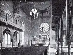Alte Synagoge, innen im Stil des Historismus nach dem Umbau 1873/1875