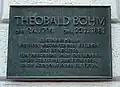 Altheimer Eck 15, Gedenktafel an Theobald Böhm