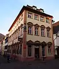 Traitteurs Wohnhaus am Fischmarkt 4 in der Heidelberger Altstadt