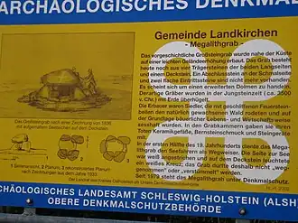 Hinweistafel vor Ort