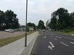 Am Gewerbepark, vom Blumberger Damm aus gesehen