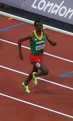 Aman&nbsp;Wote gab das Rennen&nbsp;auf