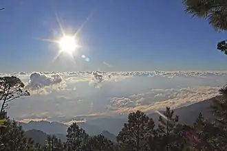 Sonnenaufgang am Cerro Las Minas