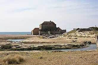 Die Mündung des Slack bei Ambleteuse