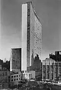 Das Hotel „Americana of New York“ im Jahr 1962.
