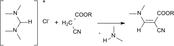 Aminomethylenierung mit N,N,N′,N′-Tetramethylformamidiniumchlorid