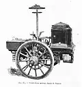 Amiot-Péneau Vorderachse, Motor Augé (1899)
