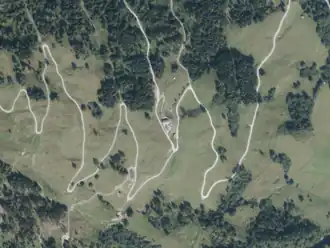 Amoseralm aus der Vogelperspektive