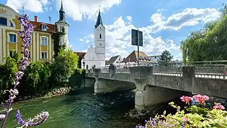 Amperbrücke und St. Leonhard
