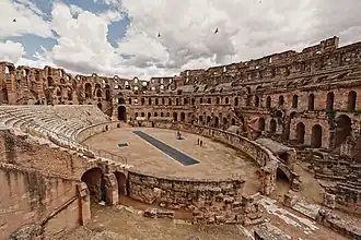 Amphitheater in El Djem, Tunesien