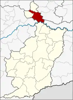 Karte von Buri Ram, Thailand, mit Phutthaisong