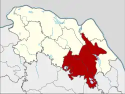 Karte von Bueng Kan, Thailand, mit Seka