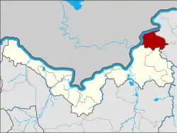 Karte von Nong Khai, Thailand, mit Rattanawapi