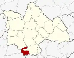 Karte von Kalasin, Thailand, mit Khong Chai