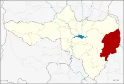 Karte von Nakhon Sawan, Thailand, mit Phaisali