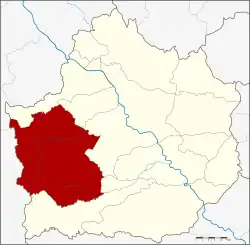 Karte von Kamphaeng Phet, Thailand, mit Khlong Lan