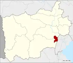 Karte von Ratchaburi, Thailand, mit Wat Phleng