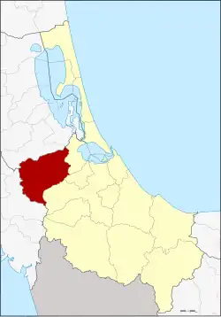 Karte von Songkhla, Thailand, mit Rattaphum