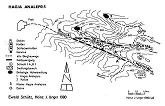 Die Goldquarzgänge um Agia Analipsis