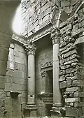 Alter Tempel in Al-Sanamayn, Syrien, um 1895